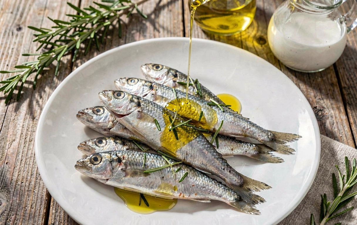 Sardinhas e Azeite